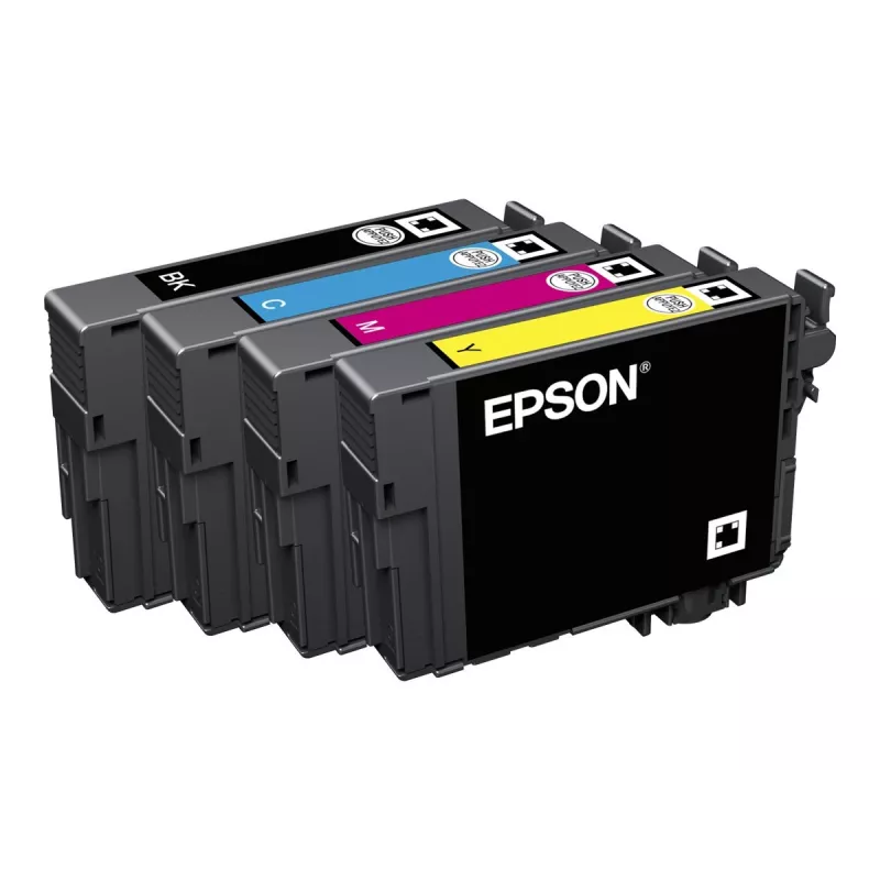 Epson 502XL originálny atramentový multipack, čierna/azúrová/purpurová/žltá, 4x (C13T02W94020)