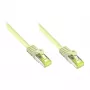 RJ45 patch kábel s Cat.7 káblom a ochranou západky (RNS®), S/FTP, PiMF, bezhalogénový, 600MHz, OFC, sivý, 25m, Good Connections® (8070R-250)