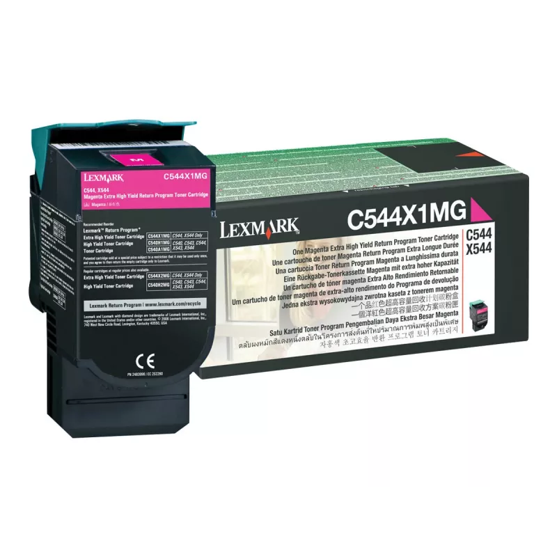 Lexmark C544X1MG tonerová kazeta pre C544/C546/X544/X546/X548, purpurová, 4000 strán