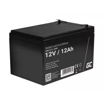 AGM batéria Green Cell 12V 12Ah – uzavretá olovená (VRLA), 151×98×95 mm, 3,3 kg