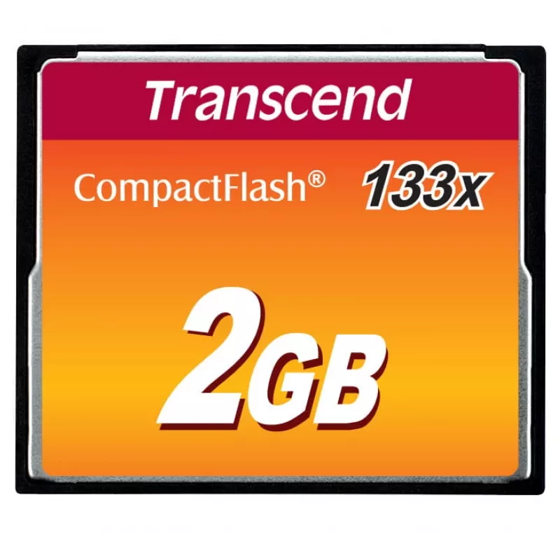 Flash pamäť Transcend 2GB CompactFlash 133x TS2GCF133