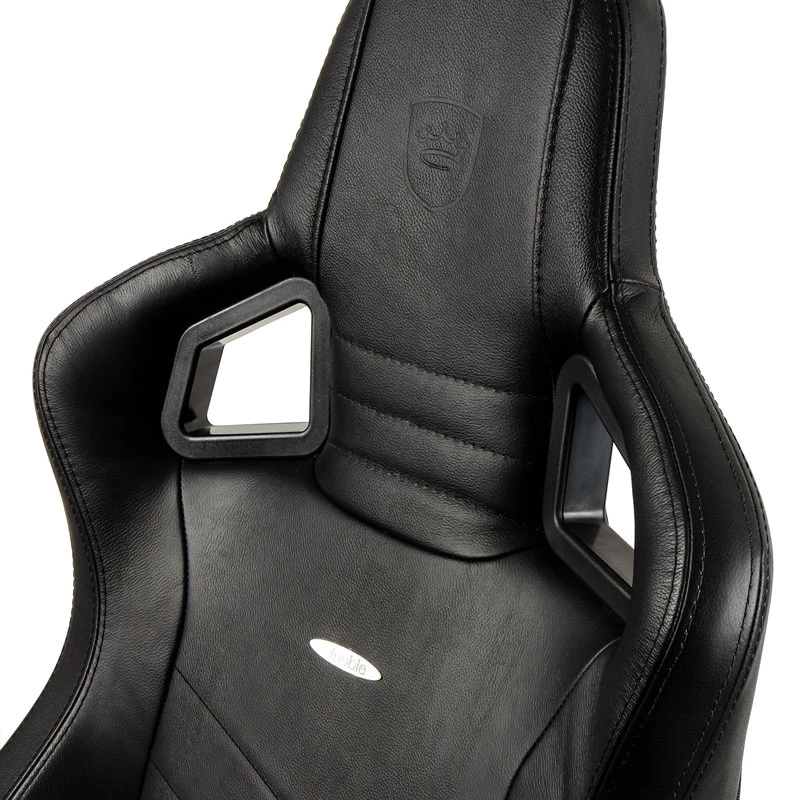 noblechairs EPIC pravá koža herná stolička – čierna