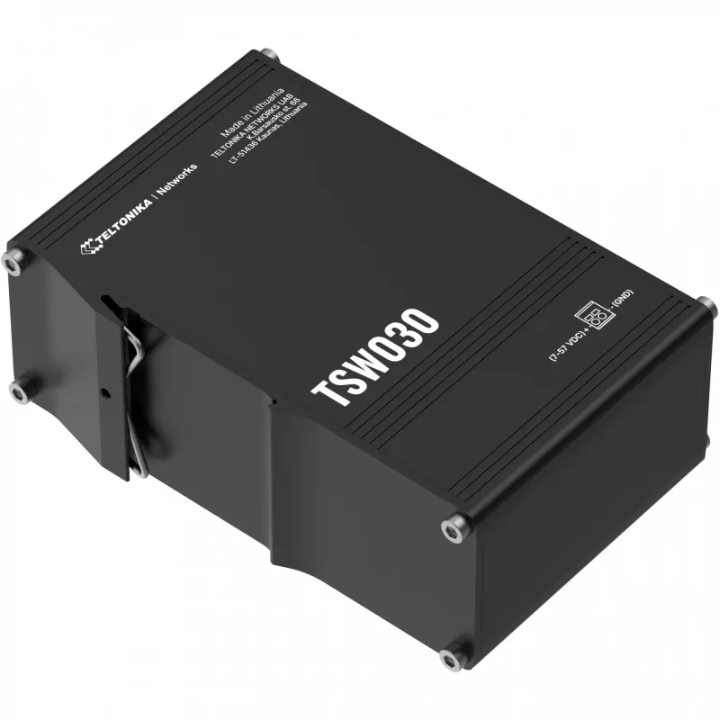 Teltonika TSW, neupravovaný 8-portový priemyselný Ethernet switch