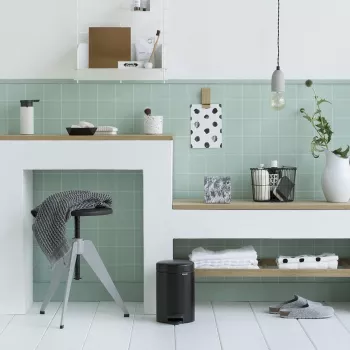 Brabantia Pedal Bin newIcon okrúhly čierny (11 33 21)