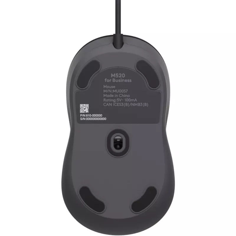 Logitech Signature Wired M520 for Business optická drôtová myš USB-C Plug-and-Play Windows/Mac/Chrome/PC/laptops – Graphite