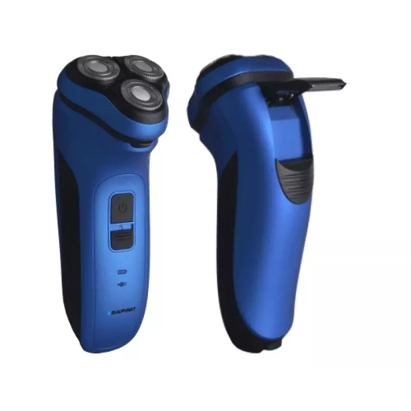 Blaupunkt MSR401 Pánsky holiaci strojček rotačný zastrihávač čierna - modrá (MSR401)