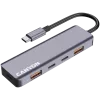 Canyon DS-18 - USB-C hub - 5 portov - 1x USB-C 5V DC nabíjanie - 2x USB-C - 10 Gbit/s - 2x USB 3.2
