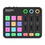 Audio mixér a USB zvuková karta OneOdio Solocaster – kompaktné stolné rozhranie pre streaming a nahrávanie