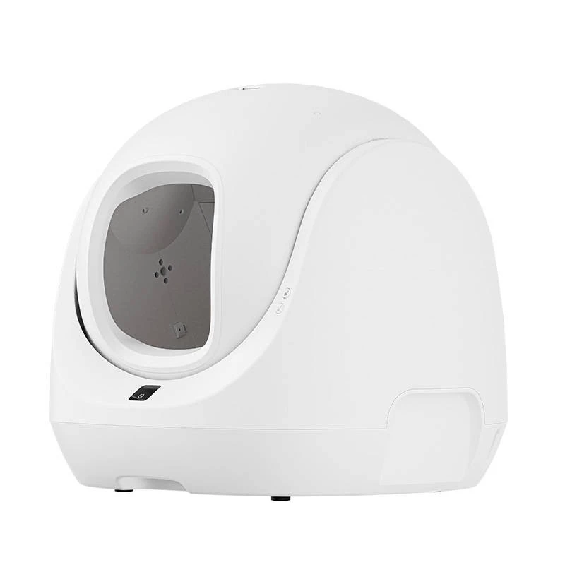 Samočistiaca toaleta pre mačky Catlink Baymax — biela, 70 L, 599×533 mm