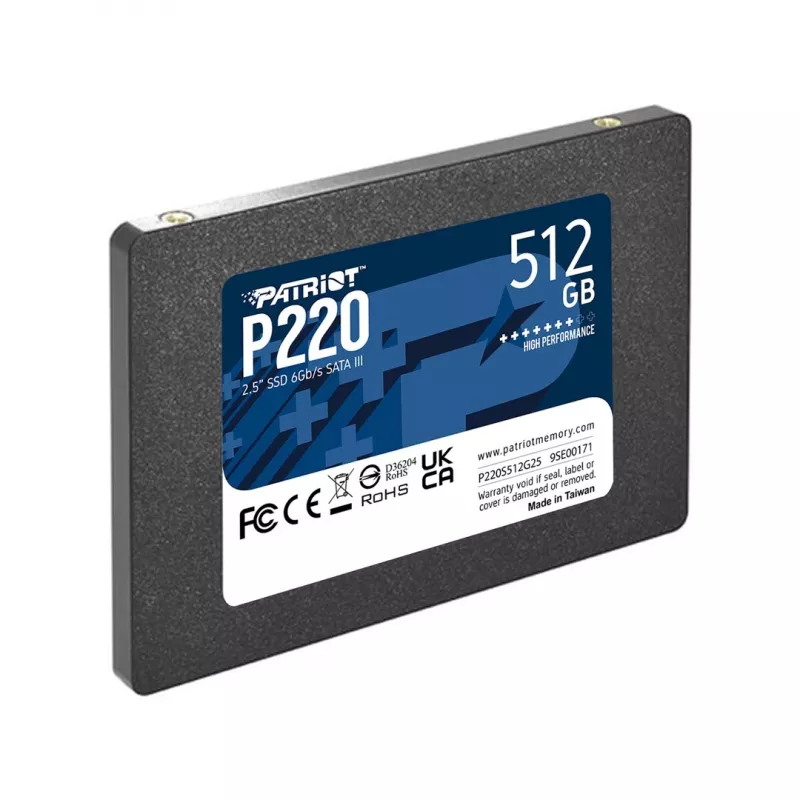 Patriot Memory P220 SSD disk 512 GB, 2,5″, SATA III (P220S512G25)
