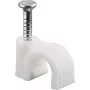 Káblová spona, biela – max. priemer kábla 6,0 mm