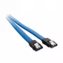 CableMod ModMesh - SATA kábel - Serial ATA 150/300/600 - SATA (W) na SATA (W) - 60cm - svetlomodrý (CM-CAB-SATA-N60KLB-R)