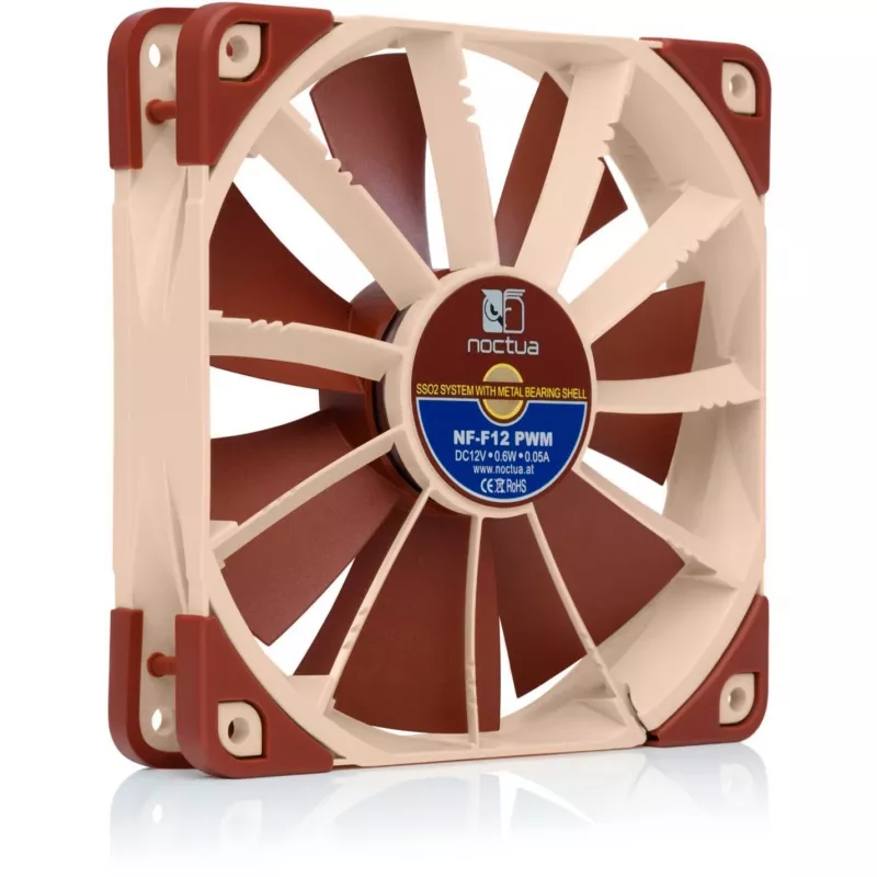 Noctua NF-F12 PWM 120 mm ventilátor skrine