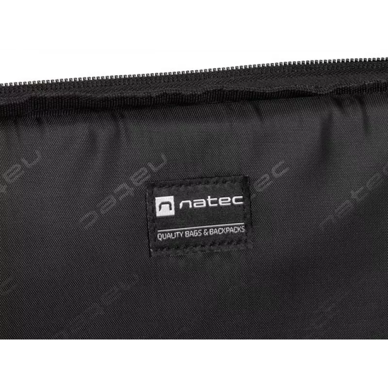 Aktovka NATEC Beira 39,6 cm (15,6 palcov) — polyester, 1 hlavná priehradka, ramenný popruh, čierna