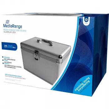 Box puzdro MediaRange BOX75 na 200 diskov strieborné
