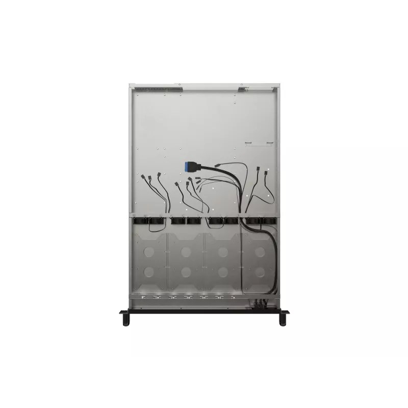 Rackové puzdro Lanberg SC01-6501-12B 1U čierne 8 ventilátorov HDD SSD