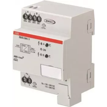 DALI brána Basic ABB DG/S2.64.1.1, 2-kanálové rozhranie pre DALI ovládanie