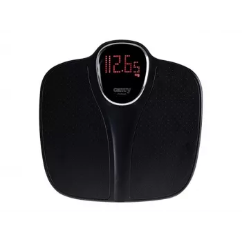 Kúpeľňová váha Camry CR 8171b – maximálna nosnosť 180 kg, presnosť 50 g, meranie BMI, čierna