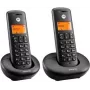 Motorola E202 Duo DECT telefón čierny