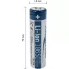 ANSMANN - batéria 18650 - Li-Ion - 2600 mAh - 9,36 Wh - strieborná (1307-0000)