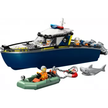 LEGO CITY 60456 Policajná loď prenasledovanie