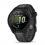 Inteligentné hodinky GPS Garmin Forerunner 165 43 mm, 1,2" AMOLED 390 x 390, dotyková obrazovka, 4 GB, silikónový remienok čierny/bridlicovo sivý