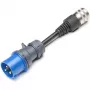 Bezpečnostný adaptér JUICE CONNECTOR, CEE32 / 230V, jednofázový (modrý, pre JUICE BOOSTER 2)