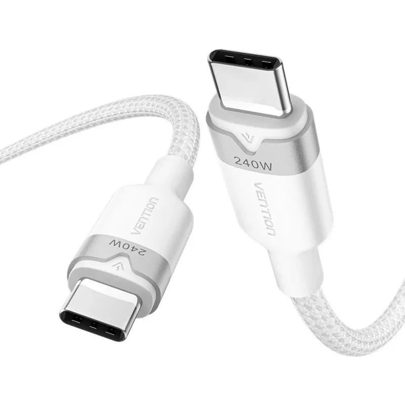 USB-C na C 2.0 Vention PD 3.1 5A 240W 2m WH kábel