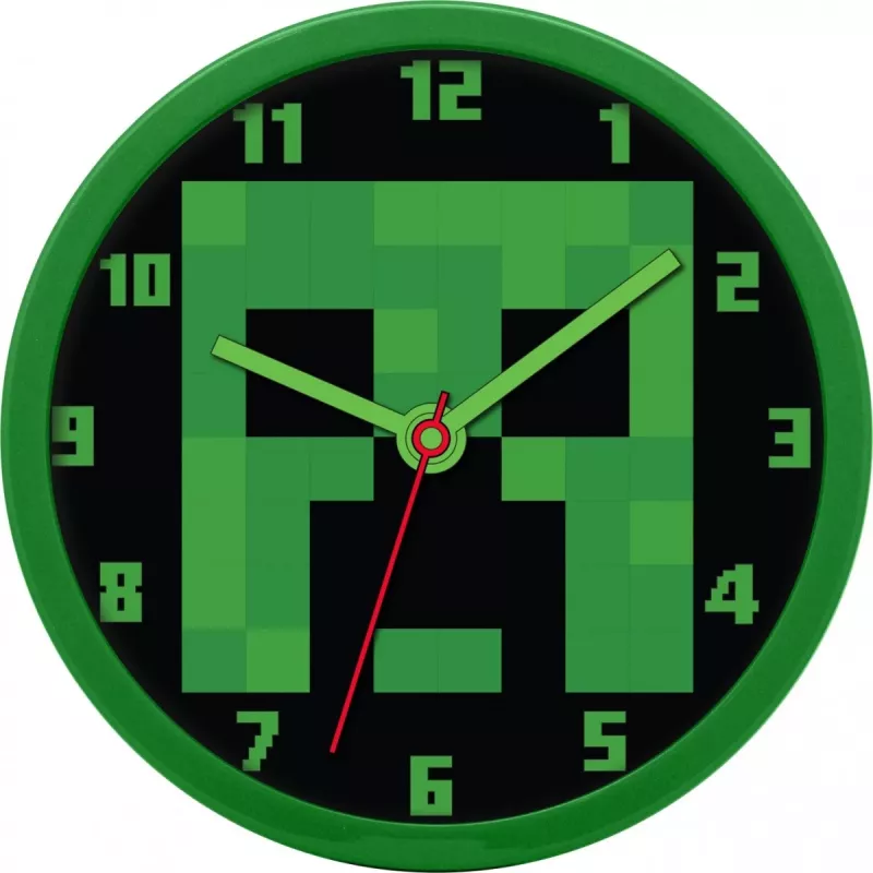 Nástenné hodiny Minecraft 25 cm