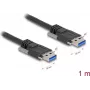 USB kábel DeLOCK 80997 USB 3.2 Gen 1 1 m USB A čierny