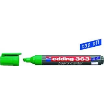 Fixka Edding 363 plochý hrot zelená