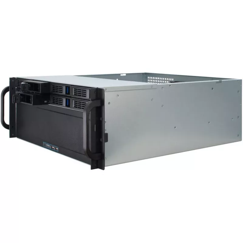 Serverová skriňa Inter-Tech 4U-4408 Rack čierna, strieborná