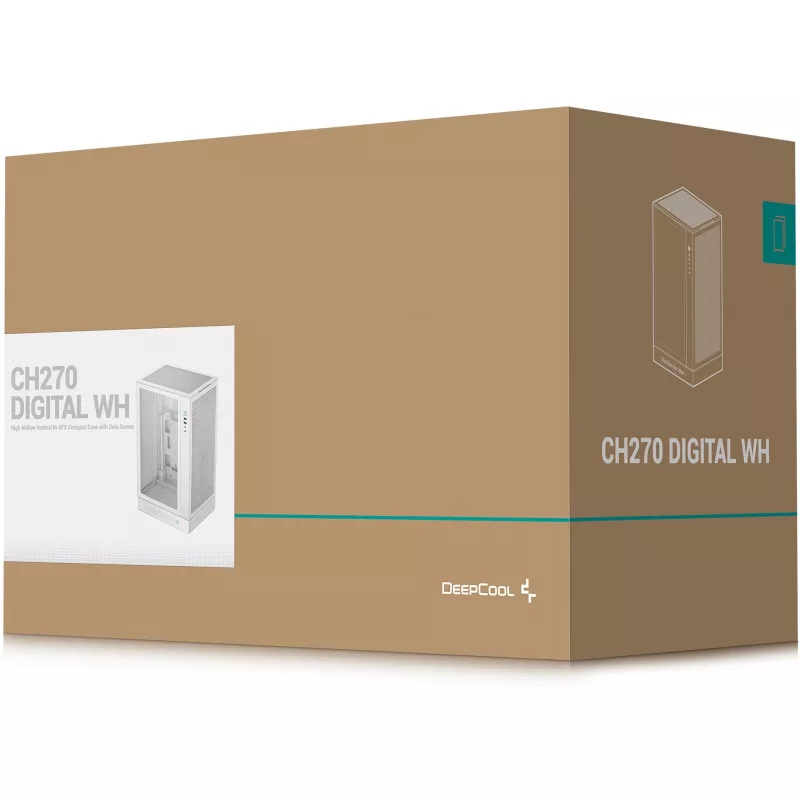 DeepCool CH270 WH skriňa (R-CH270-WHNDM0-G-1)