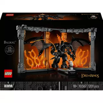 LEGO ICONS 10367 Pán prsteňov: Balrog knižný kútik