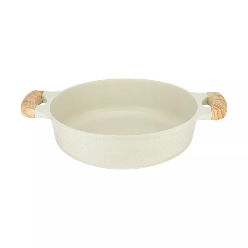 Plochý hrniec D28cm 4,1L/beige