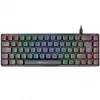 GAMIAC TKL69G SF herná klávesnica, Kailh modrá – čierna/sivá