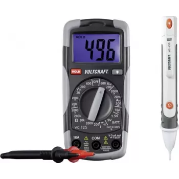 VOLTCRAFT DT-TEST-KIT 150 ručný multimeter digitálny CAT III 600 V zobrazenie (počty): 2000 (1214405)