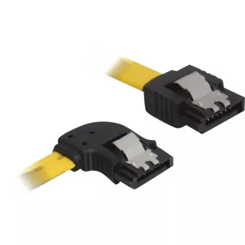 DeLOCK kábel SATA - Serial ATA kábel - Serial ATA 150/300 - Serial ATA, 7-pinový - Serial ATA, 7-pinový - 30 cm - ľavý zahnutý konektor, 90-stupňový
