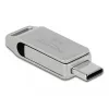 USB flash disk DeLOCK 16GB USB-C Type-A kovové puzdro