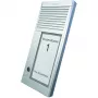 AGFEO DoorSpeak 1, káblový, IP33, hliník, hliník, na stenu, 115 mm