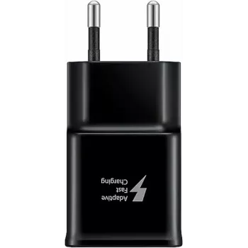 USB adaptér Samsung EP-TA200EBE rýchlonabíjačka s odnímateľným Micro-USB káblom