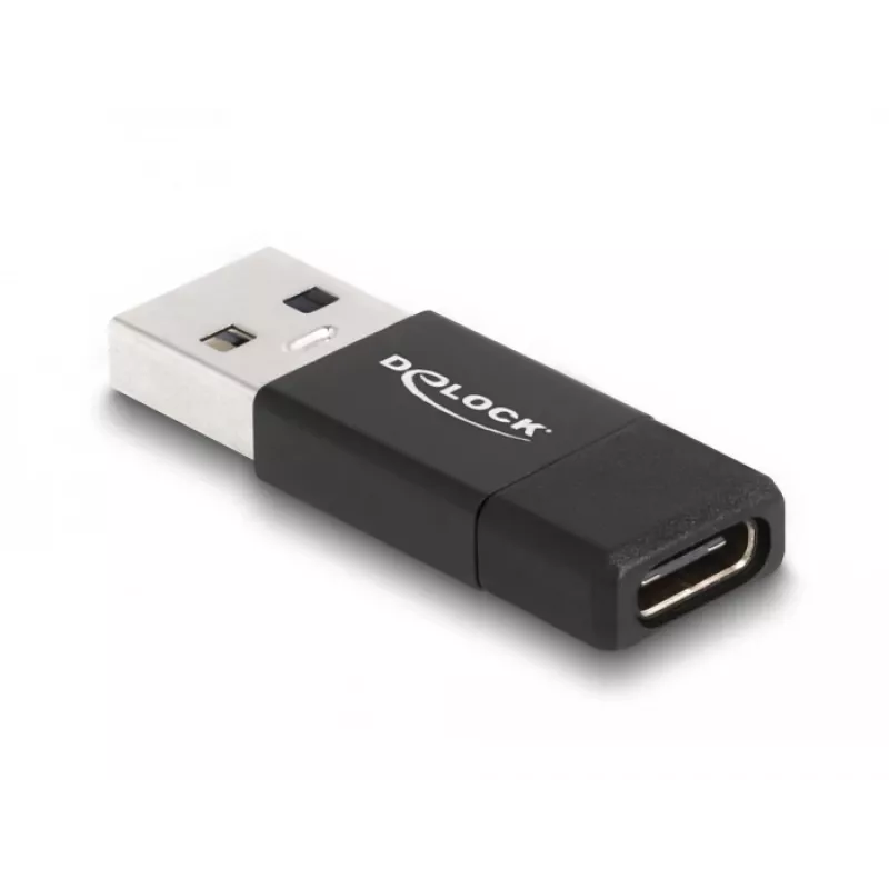 DeLOCK 60001 adaptér USB A USB C čierny