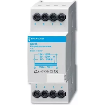 BUSCH JAEGER 8300-0-0045 - 230 V - 50 Hz - biela - CE - ROHS - 36 mm - 65 mm