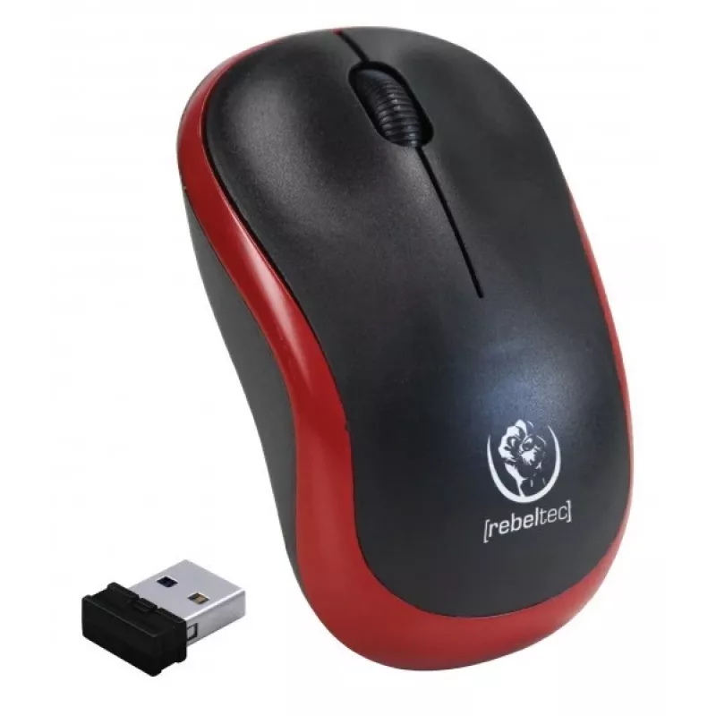 Bezdrôtová optická myš Rebeltec METEOR červená RBLMYS00049 USB