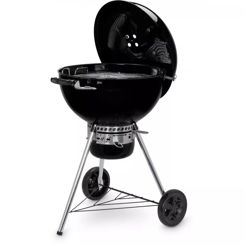 Weber gril na drevené uhlie Master Touch GBS E-5750, 57 cm čierny