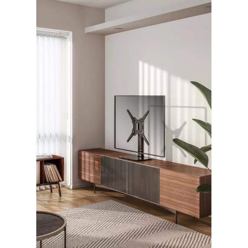 Gembird TVS-D55S-01 stolový stojan na TV (otočný), 23 - 55, čierny