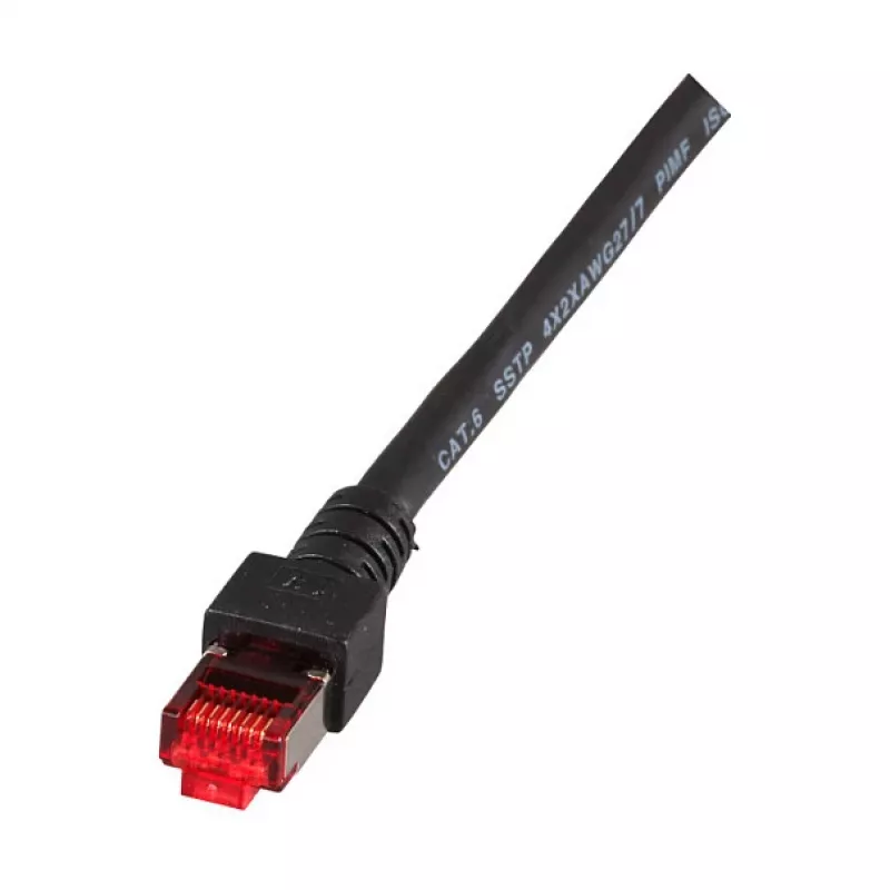 EFB-Elektronik RJ45 patch kábel Cat.6 S/FTP LSZH čierny 2m