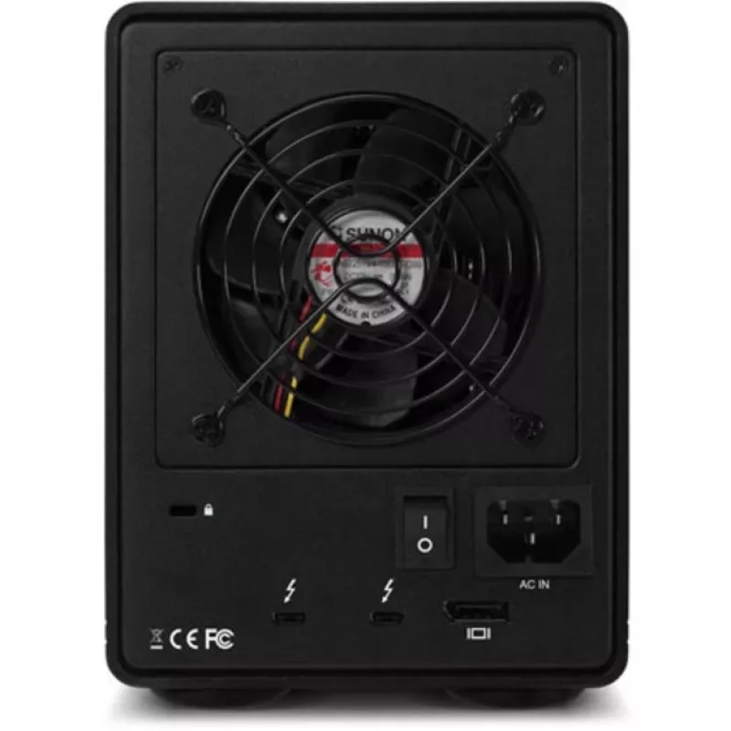 ThunderBay 4 - RAID 5 (čierna, 4-bay úložný box s dvoma portami Thunderbolt 3)