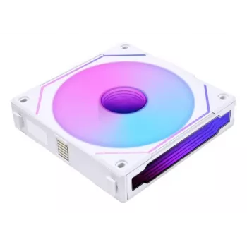 120mm Lian Li UNI FAN SL-INF Wireless ARGB PWM — biela, modulárny magnetický systém ventilátorov