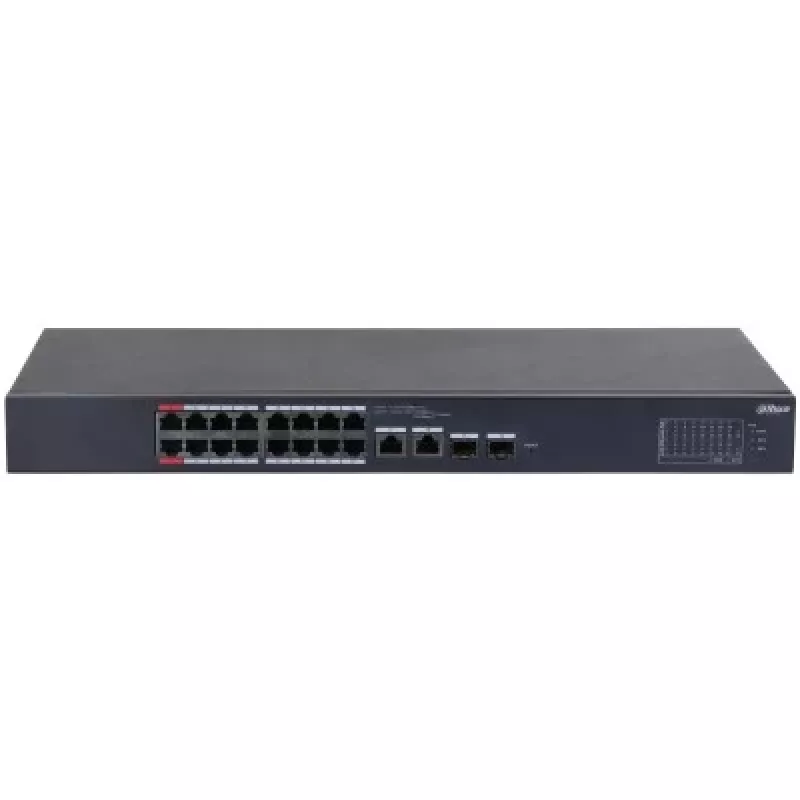 Dahua Technology DH-CS4218-16ET-135 sieťový switch Managed L2 Gigabit Ethernet (10/100/1000) Power over Ethernet (PoE) čierny